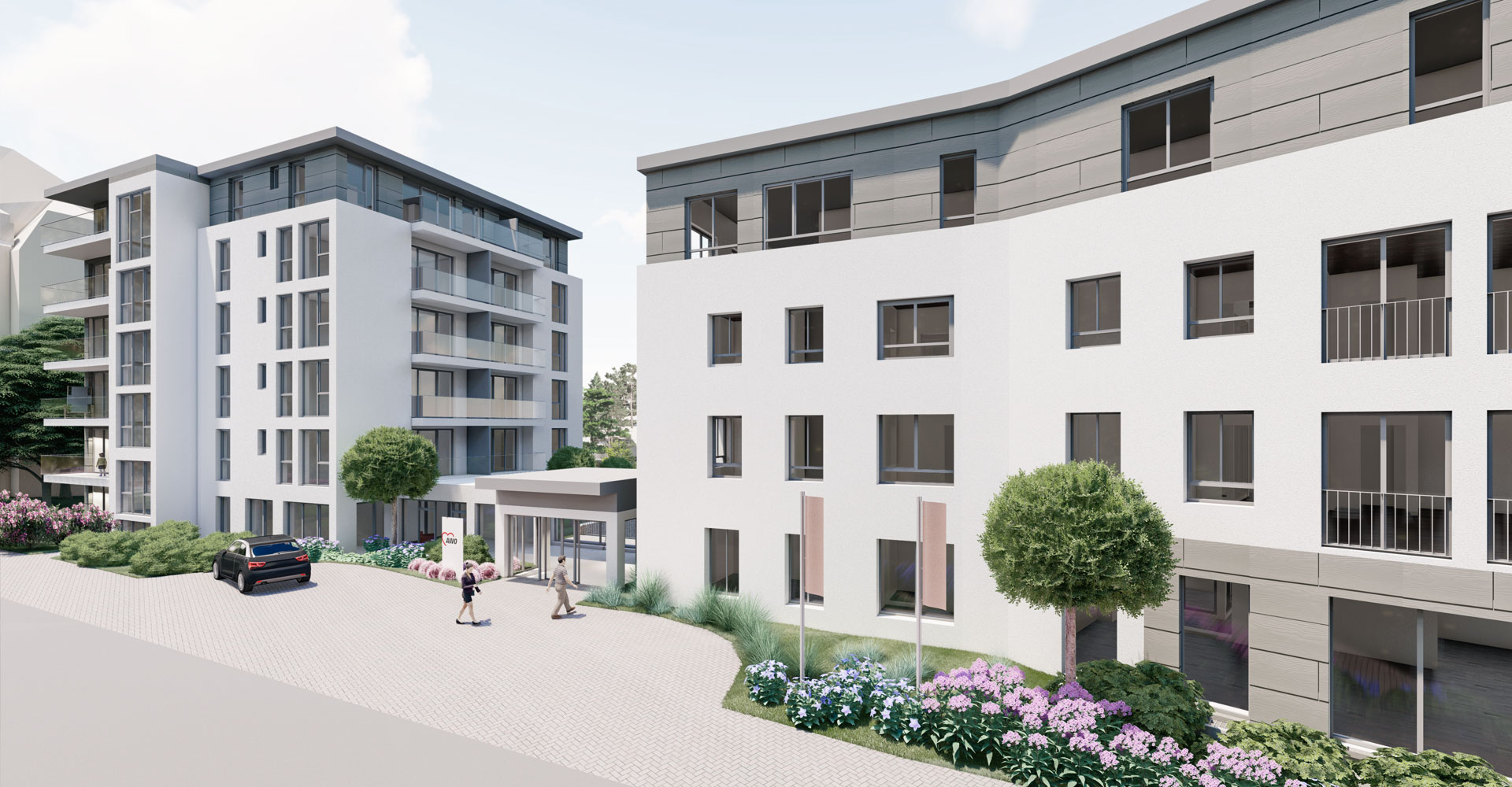 Außenansicht Senioren Quartier Plauen, Architekten der mga consult GmbH