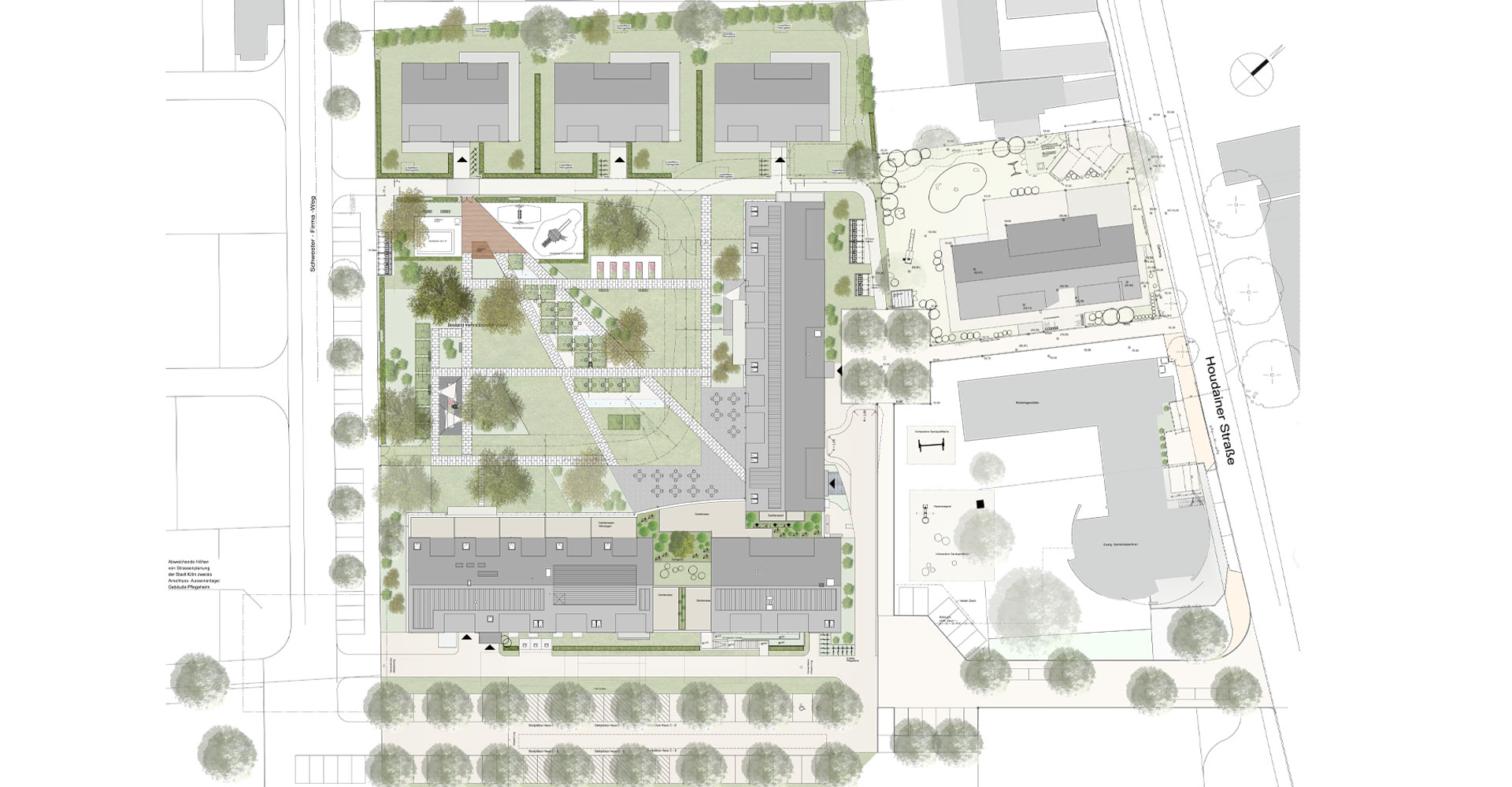 Außenansicht 6 Zentrum für Senioren Köln Zündorf,mga consult Rheinbreitbach, Konzeption und Planung